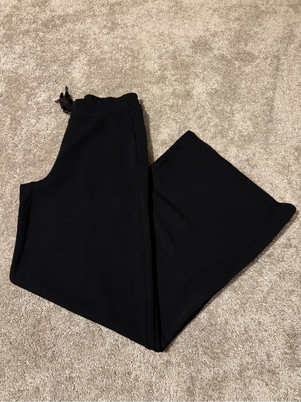 Spanx AirEssentials Black Wide-Leg Pants